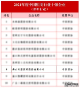 佛山照明入选中国轻工业“双百强”、照明行业十强