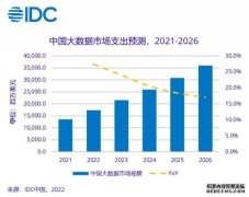 IDC：2026年中国大数据总体市场规模将超359亿美元