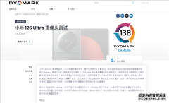 小米12SUltraDXOMARK影像成绩公布：全球第五